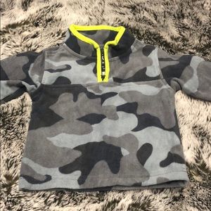 Osh Kosh baby fleece camo pullover! NWT!